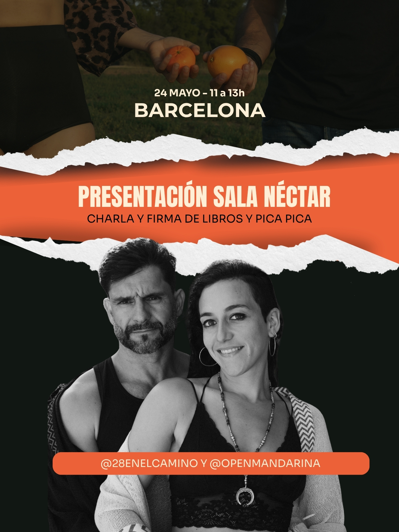 Presentacion Sala Nectar Open Mandarina
